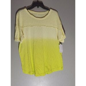 Yellow Ombre Women's Top